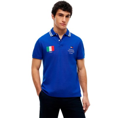 дамски,блузи,с,яка,мъжки,блузи,с,яка,tommy,hilfiger,standard,country,italy,regular,fit,short,sleeve,polo,blue,(cobalt)