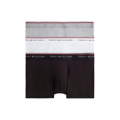 боксерки,мъжко,бельо,tommy,hilfiger,um0um03974,trunk,boxers,3,units,multicolor,(white,light,grey,heather,black)