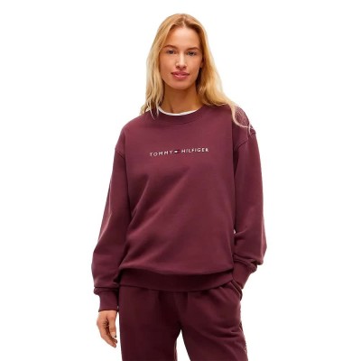 блуза,дамски,блузи,tommy,hilfiger,uw0uw06619,sweatshirt,purple,(chocolate,clove)