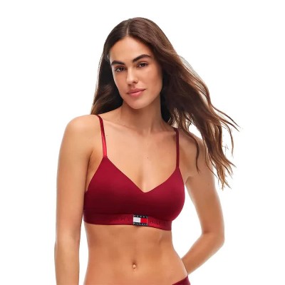 бюстие,дамско,бельо,дамски,бикини,и,танкини,tommy,hilfiger,uw0uw06673,bralette,bra,red,(rouge)