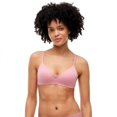дамско,бельо,дамски,бикини,и,танкини,tommy,hilfiger,uw0uw06694,wireless,bra,pink,(little,rosey)
