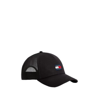 дънки,всички,шапки,tommy,jeans,am0am14202,trucker,cap,black,(black)