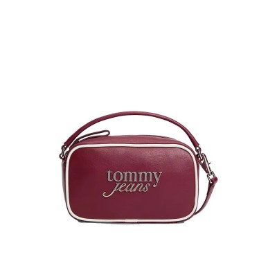 чанта,всички,чанти,tommy,jeans,bold,script,camera,bag,red,(rosewood,brown)