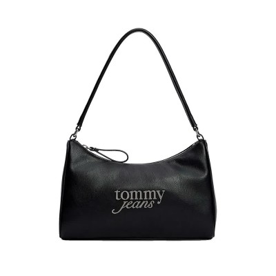 чанта,за,през,рамо,всички,чанти,tommy,jeans,bold,script,shoulder,bag,black,(black)