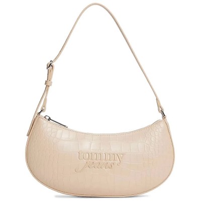 чанта,за,през,рамо,всички,чанти,tommy,jeans,must,croco,shoulder,bag,beige,(white,clay)