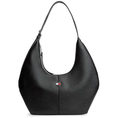 чанта,за,през,рамо,всички,чанти,tommy,jeans,slouchy,city,hobo,shoulder,bag,black,(black)