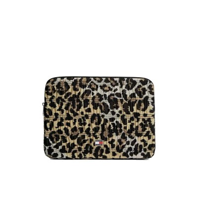 всички,чанти,tommy,jeans,urban,leo,laptop,cover,brown,(leopard,print)