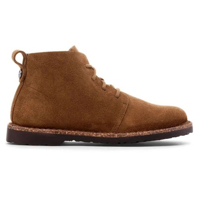 сандали,мъжки,сандали,дамски,сандали,и,чехли,birkenstock,uppsala,mid,suede,leather,sandals,brown,(dark,tea)