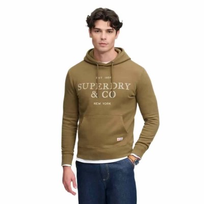 суичър,мъжки,пуловери,superdry,1954,company,relaxed,hoodie,brown,(country,brown)