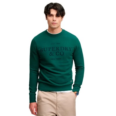 блуза,мъжки,пуловери,superdry,1954,company,relaxed,sweatshirt,green,(varsity,green)