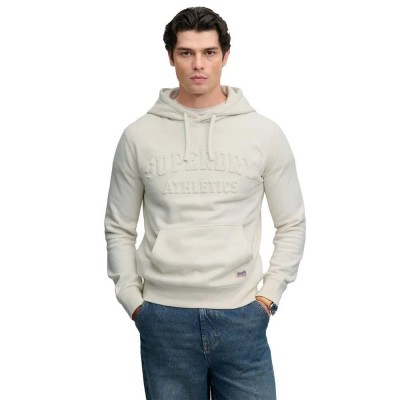 суичър,мъжки,пуловери,superdry,athletic,emboss,gd,relax,hoodie,white,(bone,white)