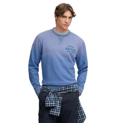 блуза,мъжки,пуловери,superdry,block,text,crew,sweatshirt,blue,(colony,blue)