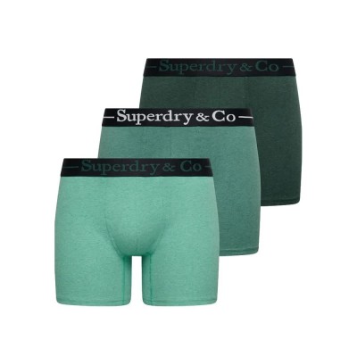 боксерки,мъжко,бельо,superdry,m3110480a,boxers,3,units,green,(forest,marl,grn,marl,grn,grit)