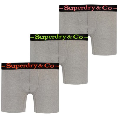 боксерки,мъжко,бельо,superdry,m3110480a,boxers,3,units,grey,(grey,marl,grey,marl,grey,marl)