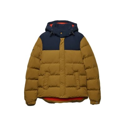 яке,мъжки,якета,дамски,якета,и,палта,superdry,everest,col,block,puffer,jacket,green,brown,(dull,gold)