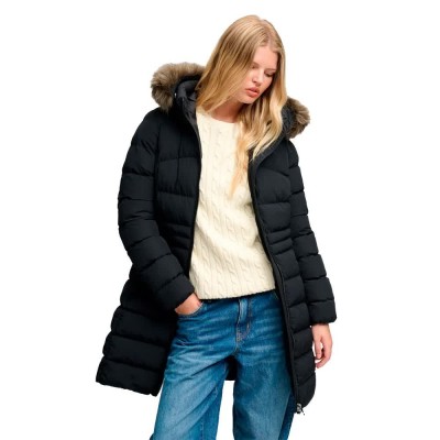 яке,мъжки,якета,дамски,якета,и,палта,superdry,faux,fur,fuji,mid,length,jacket,black,(black)