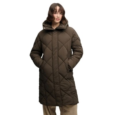 яке,мъжки,якета,дамски,якета,и,палта,superdry,longline,diamond,quilt,jacket,green,brown,(deep,khaki,green)