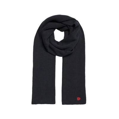 шал,ръкавици,шапки,и,шалове,superdry,sd,logo,knitted,scarf,black,(eclipse,navy)