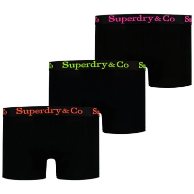 боксерки,мъжко,бельо,superdry,m3110481a,trunk,boxers,3,units,black,(black,black,black,neon)