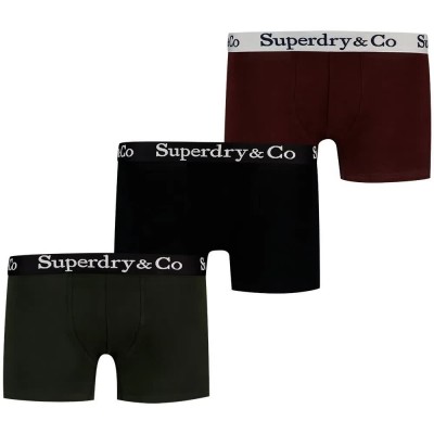 боксерки,мъжко,бельо,superdry,m3110481a,trunk,boxers,3,units,multicolor,(black,olive,green,burgundy)