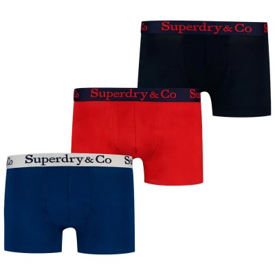боксерки,мъжко,бельо,superdry,m3110481a,trunk,boxers,3,units,multicolor,(navy,blue,red)
