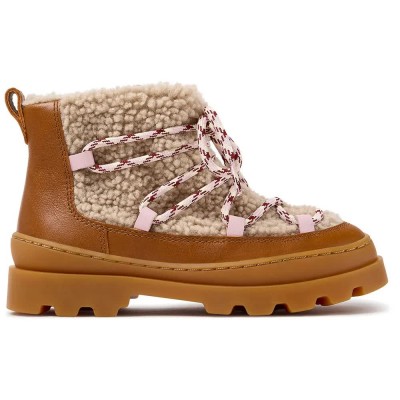 обувки,дамски,боти,мъжки,боти,camper,brutus,k900410,boots,brown,(beige,brown)