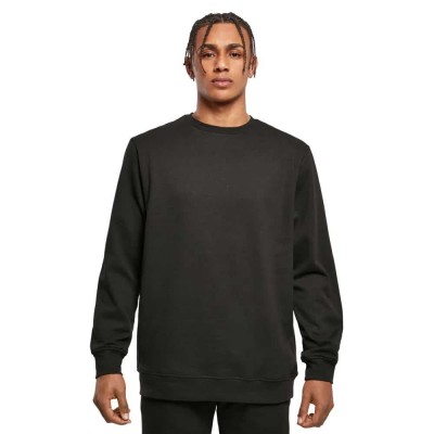 блуза,мъжки,пуловери,build,your,brand,basic,sweatshirt,refurbished,black,(black)