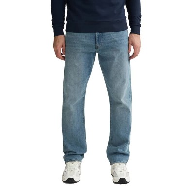 дънки,мъжки,панталони,дамски,панталони,petrol,industries,lewis,loose,fit,jeans,blue,(bleached)