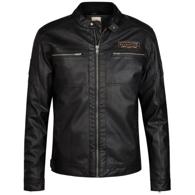 яке,мъжки,якета,дамски,якета,и,палта,petrol,industries,m,3060,jac106,leather,jacket,black,(deep,black)