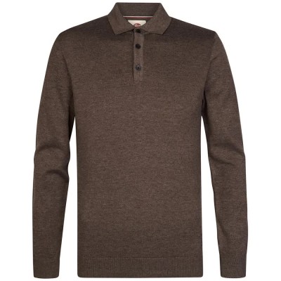 блуза,мъжки,пуловери,дамски,пуловери,petrol,industries,m,3060,kwc204,sweater,brown,(cedar,brown)