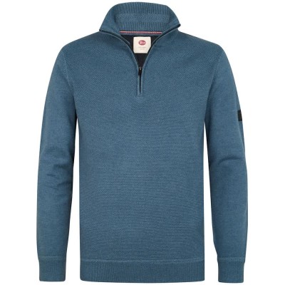 блуза,мъжки,пуловери,дамски,пуловери,petrol,industries,m,3060,kwc214,sweater,blue,(storm,blue)