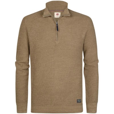 блуза,мъжки,пуловери,дамски,пуловери,petrol,industries,m,3060,kwc227,sweater,brown,(oak)