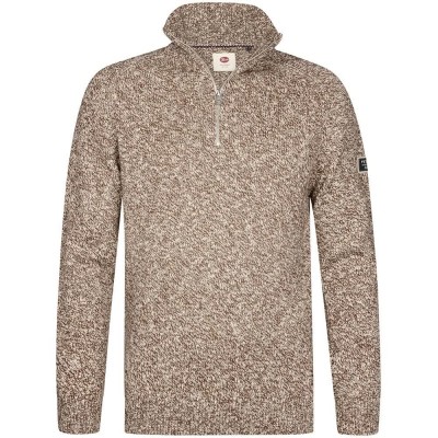 блуза,мъжки,пуловери,дамски,пуловери,petrol,industries,m,3060,kwc220,sweater,brown,(saddle,brown)