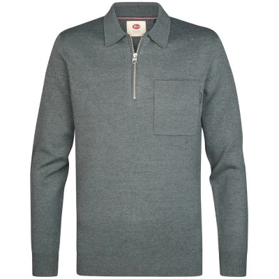 блуза,мъжки,пуловери,дамски,пуловери,petrol,industries,m,3060,kwc250,sweater,grey,(steel,green)