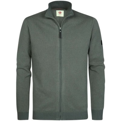 жилетка,мъжки,пуловери,дамски,пуловери,petrol,industries,m,3060,kwc230,cardigan,green,(steel,green)