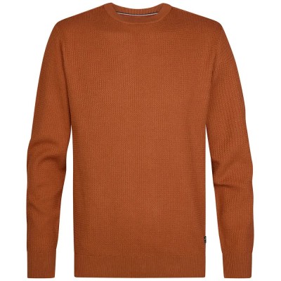 блуза,мъжки,пуловери,дамски,пуловери,petrol,industries,m,3060,kwr213,sweater,brown,orange,(copper,orange)