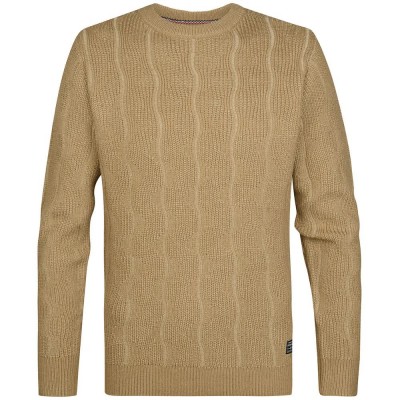 блуза,мъжки,пуловери,дамски,пуловери,petrol,industries,m,3060,kwr238,sweater,brown,(oak)