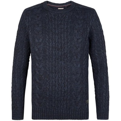 блуза,мъжки,пуловери,дамски,пуловери,petrol,industries,m,3060,kwr247,sweater,blue,(royal,navy)