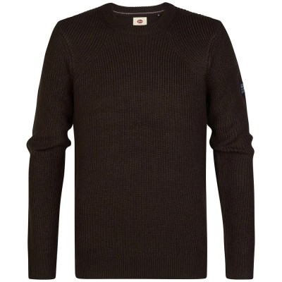 блуза,мъжки,пуловери,дамски,пуловери,petrol,industries,m,3060,kwr263,sweater,brown,(cedar,brown)