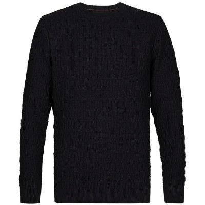 блуза,мъжки,пуловери,дамски,пуловери,petrol,industries,m,3060,kwr266,sweater,black,(deep,black)
