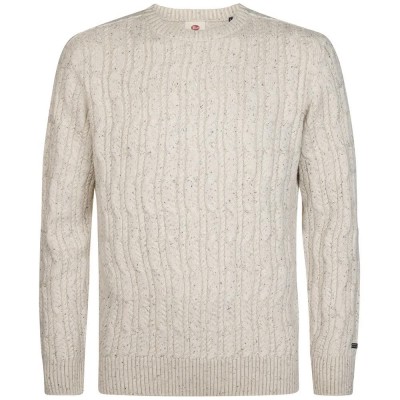блуза,мъжки,пуловери,дамски,пуловери,petrol,industries,m,3060,kwr290,sweater,beige,(antique,white,melee)