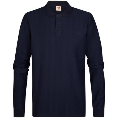 дамски,блузи,с,яка,мъжки,блузи,с,яка,petrol,industries,m,3060,pol904,long,sleeve,polo,blue,(royal,navy)
