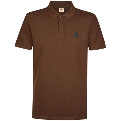 дамски,блузи,с,яка,мъжки,блузи,с,яка,petrol,industries,m,3060,pol902,short,sleeve,polo,brown,(saddle,brown)
