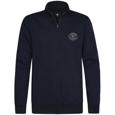 блуза,мъжки,пуловери,petrol,industries,m,3060,swc172,full,zip,sweatshirt,black,(royal,navy)