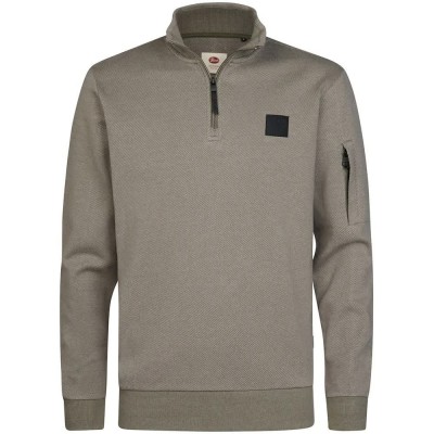блуза,мъжки,пуловери,petrol,industries,m,3060,swc324,full,zip,sweatshirt,grey,(mossy,stone)