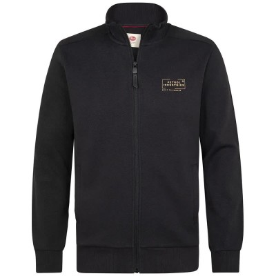 блуза,мъжки,пуловери,petrol,industries,m,3060,swc316,full,zip,sweatshirt,black,(deep,black)