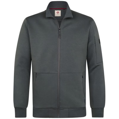 блуза,мъжки,пуловери,petrol,industries,m,3060,swc333,full,zip,sweatshirt,grey,(steel,green)