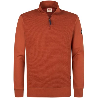 блуза,мъжки,пуловери,petrol,industries,m,3060,swc368,full,zip,sweatshirt,orange,(copper,orange)