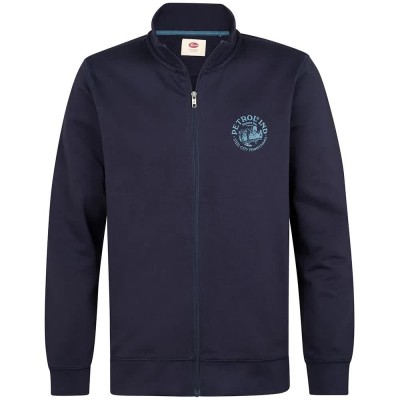блуза,мъжки,пуловери,petrol,industries,m,3060,swc865,full,zip,sweatshirt,blue,(royal,navy)