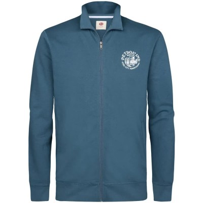 блуза,мъжки,пуловери,petrol,industries,m,3060,swc865,full,zip,sweatshirt,blue,(storm,blue)
